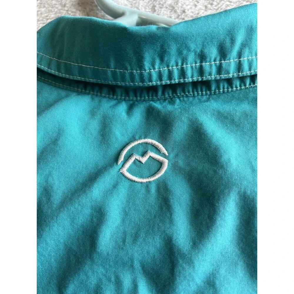 Magellan Outdoors Fish Gear Button-Up Shirt – Teal – Size L